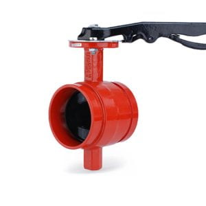 VÁLVULA MARIPOSA C/ PALANCA RANURADO 300 PSI 2"Ø HASTA 8"Ø MARCA MECH UL/FM