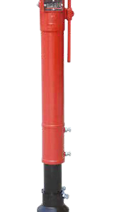 POSTE INDICADOR VERTICAL AJUSTABLE AJUSTABLE DE 4" HASTA 12" MARCA MECH UL/FM